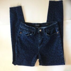 Judy Blue Los Angeles Patterned Denim Blue Jeans Skinny Fit Chic Size 5/27